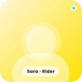 Sara, rider