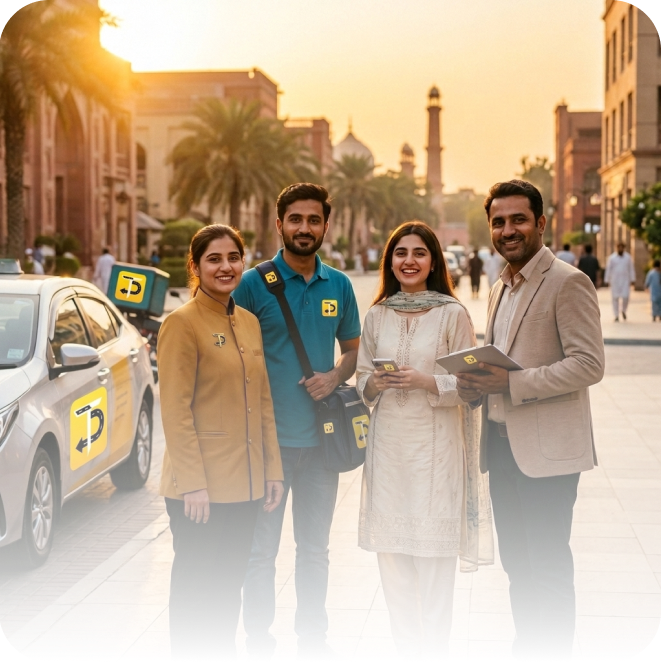 Traveling Partner team across Pakistan