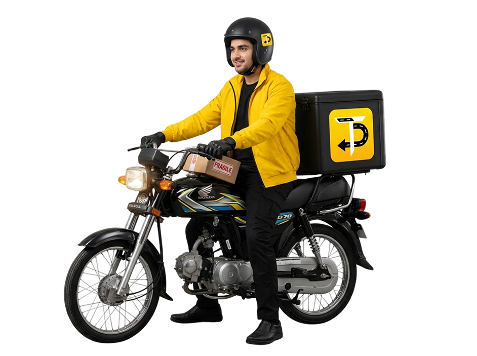 Traveling Partner delivery courier